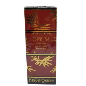 NEW Box Vintage Yves Saint Laurent Opium Eau de Toilette Natural Spray 1.6 Fl Oz